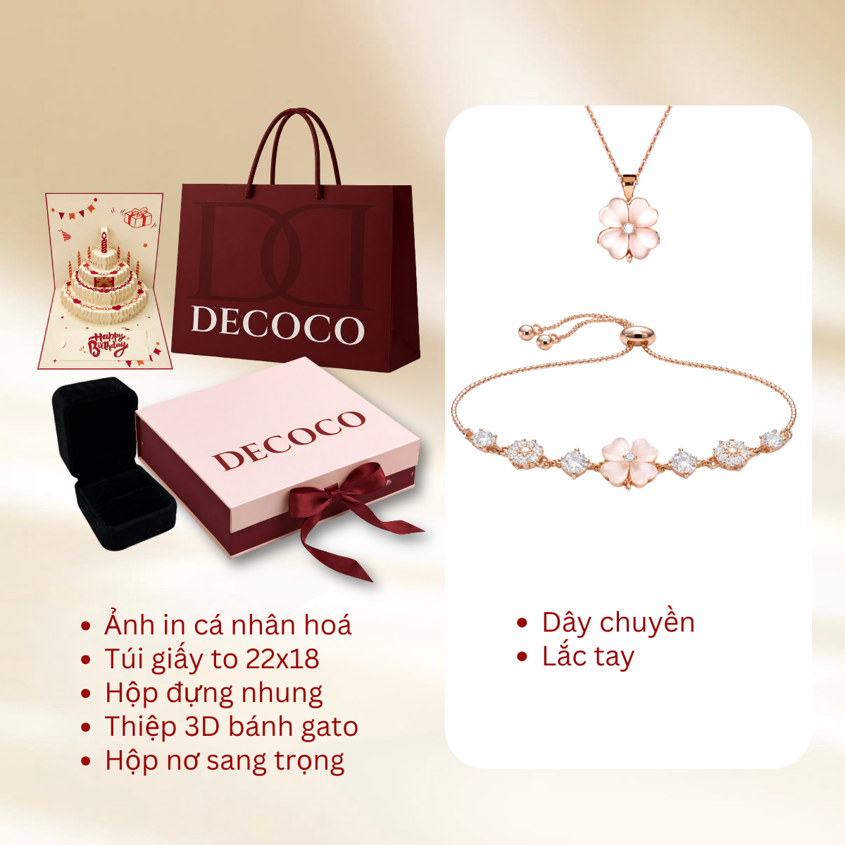 Set BLESS cỏ 4 lá - Dây chuyền và vòng tay - 11