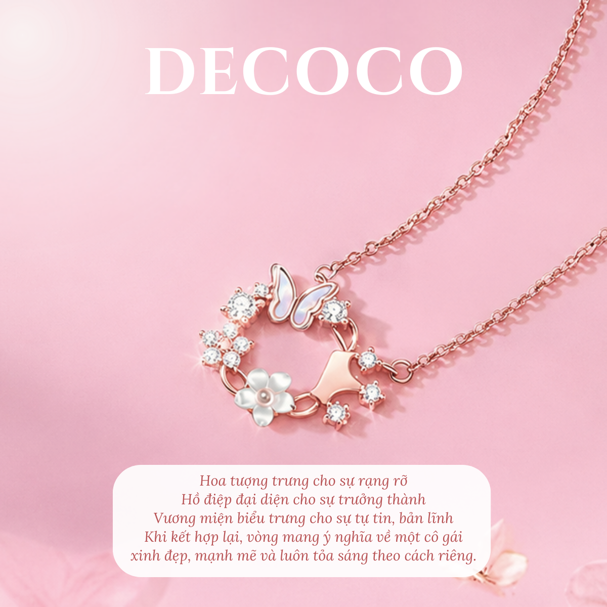 Set AURORA hoa và tiara - Dây chuyền và vòng tay - 4