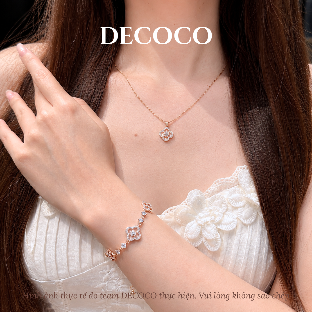 Set SAKURA hoa anh đào - Dây chuyền và vòng tay - 5