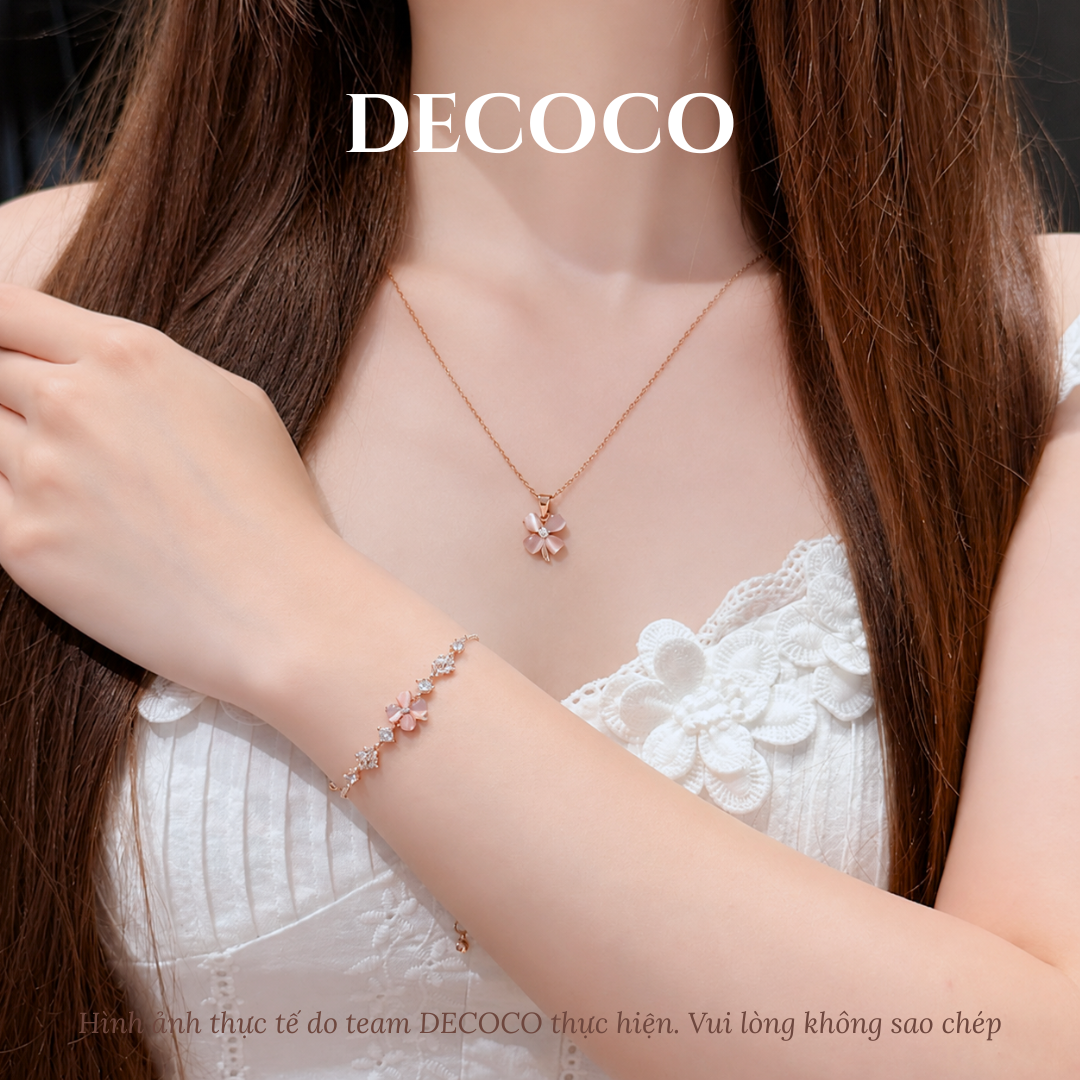 Set BLESS cỏ 4 lá - Dây chuyền và vòng tay - 6